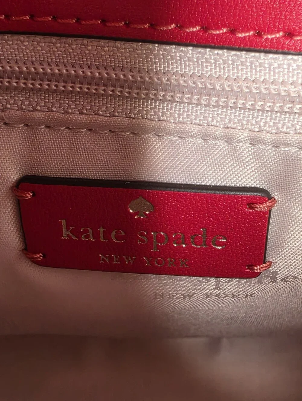 Kate Spade Red Leather Flap Top Handle Crossbody Bag Satchel